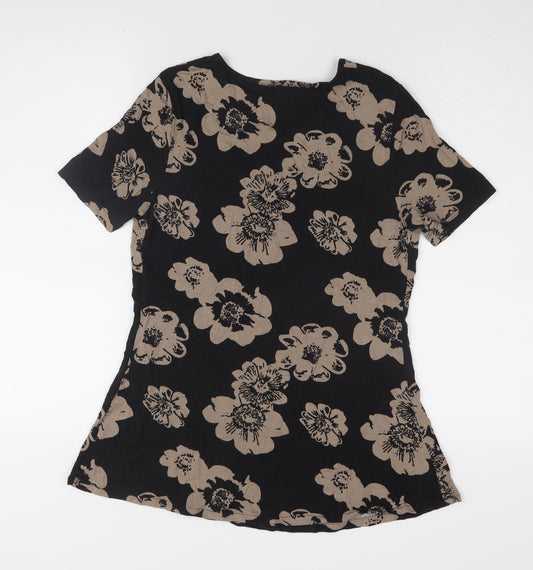 Womens UK Size S bpc selection Black Tunic T-Shirt