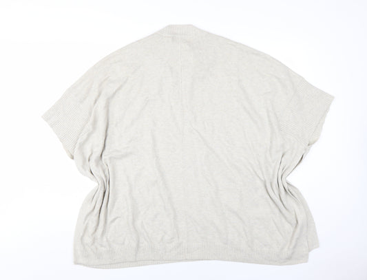 Womens UK Size XS H&M Beige Pullover Jumper