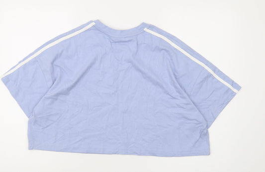 Womens UK Size 16 Slazenger Blue Cropped T-Shirt