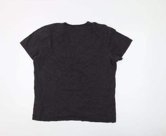 Mens UK Size L Abercrombie & Fitch Black T-Shirt