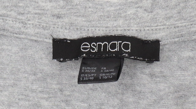 Womens UK Size 12 ESMARA Grey T-Shirt