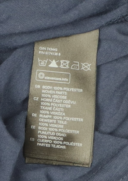 Womens UK Size 12 H&M Blue Blouse