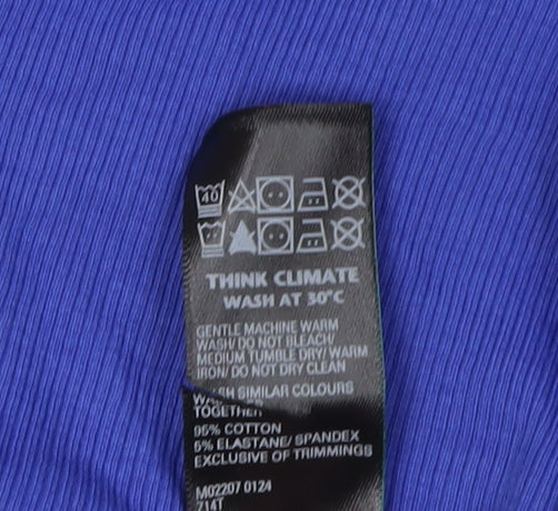 Womens UK Size 16 Marks and Spencer Blue Camisole Tank