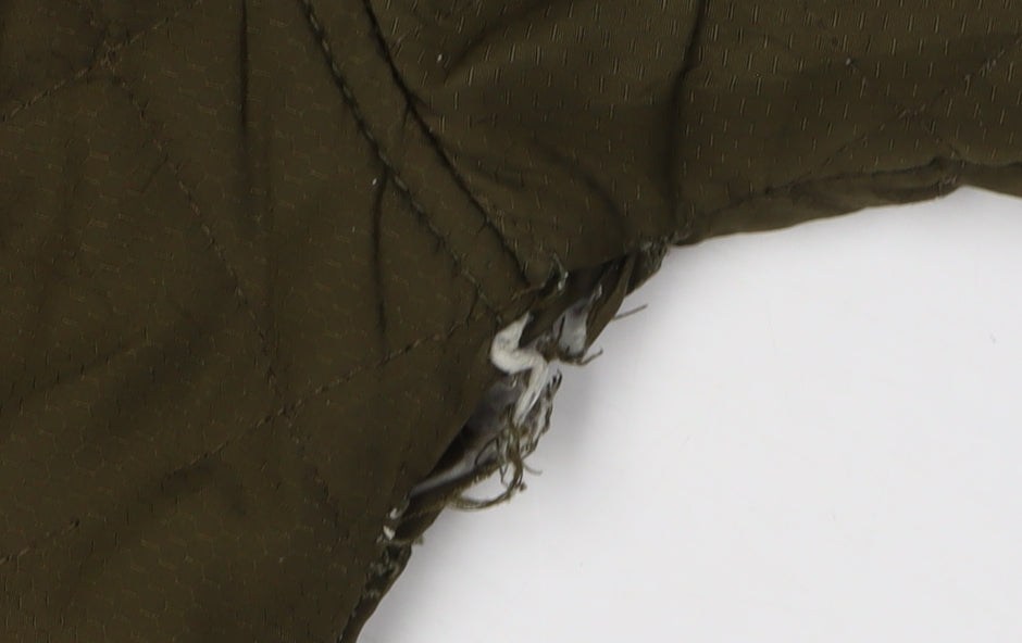 Mens UK Size M Nicholas Deakins Green Quilted Coat