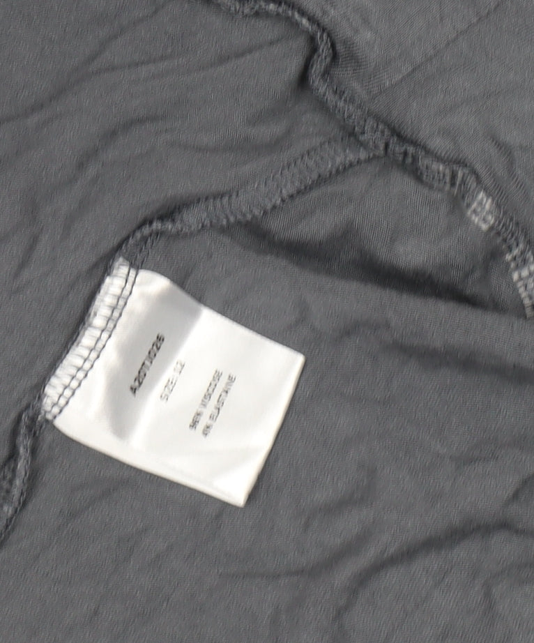Womens UK Size 12 SOSANDAR Grey T-Shirt