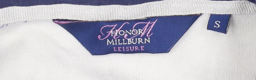 Honor Millburn Unisex White Striped Polo, Size S