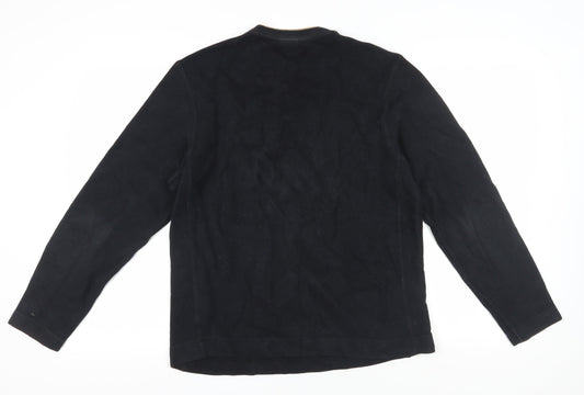 Mens UK Size M NEXT Black Pullover Sweatshirt