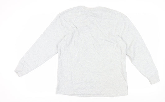Mens UK Size S Marks and Spencer Grey Pullover Sweatshirt