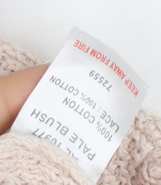 Cotton Traders Women's Beige Knit Pullover Jumper Size 18