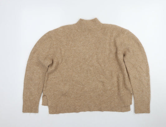 Womens UK Size L Oasis Beige Pullover Jumper