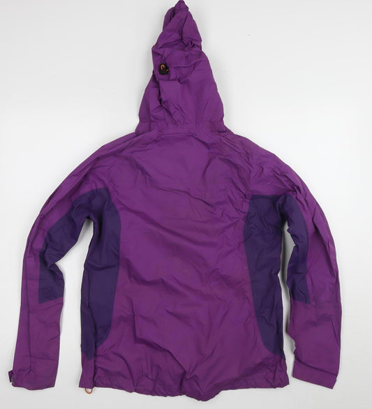 Womens UK Size S Trespass Purple Parka Coat