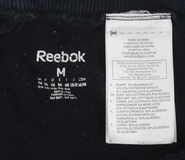 Reebok Men's Black Jogger Tracksuit M Regular Gym Comfortable