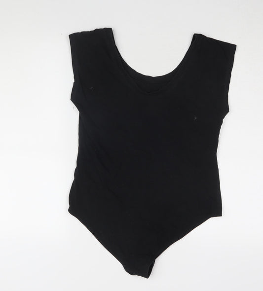 GAP Women's Black Sleeveless Bodysuit Large