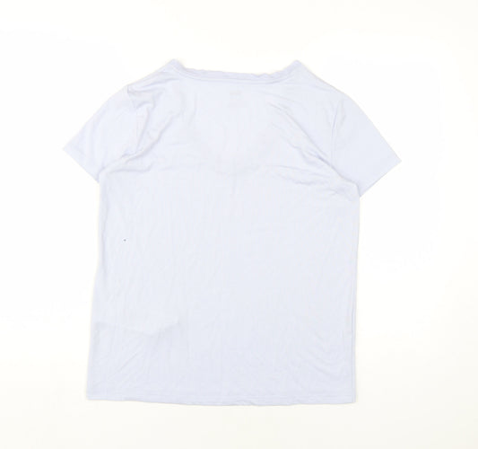 Womens UK Size M Levi's White Basic T-Shirt