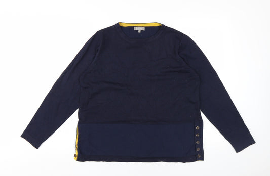 Womens UK Size L First Avenue Blue Pullover Jumper