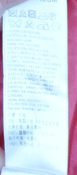 Topshop Women's Pink Double-Breasted Suit Jacket