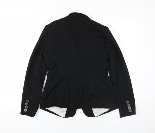 Next Women's Black Blazer Jacket Size 12 Regular Fit