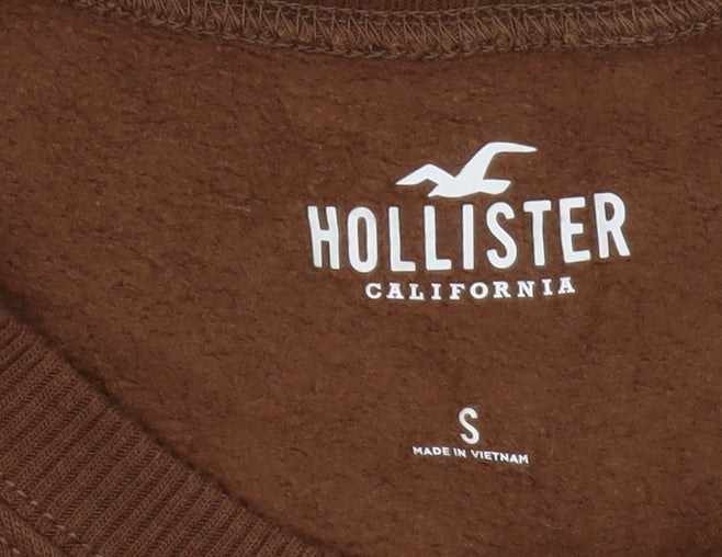 Hollister Women's Brown Pullover Sweatshirt S