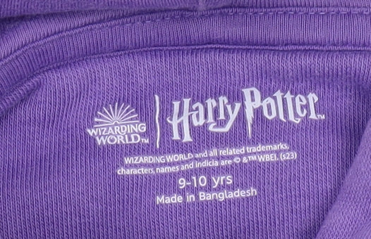 Marks and Spencer Girls Harry Potter Purple Hoodie 9-10 Years