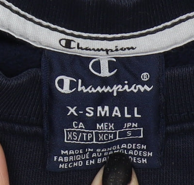 Champion Women's XS Blue Pullover Sweatshirt