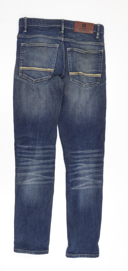 Ben Sherman Men's Blue Slim Fit Jeans 30 Waist