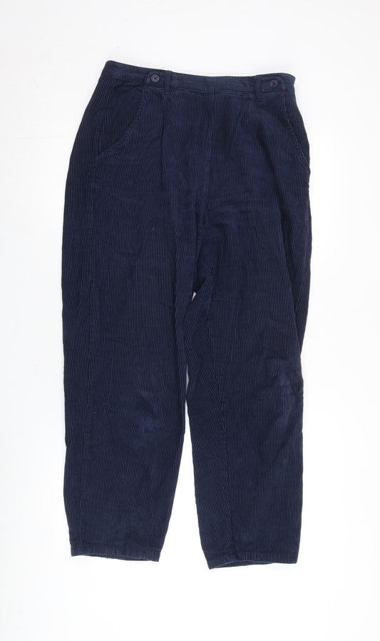 Seasalt Cornwall Blue Corduroy Trousers Size 10 Unisex