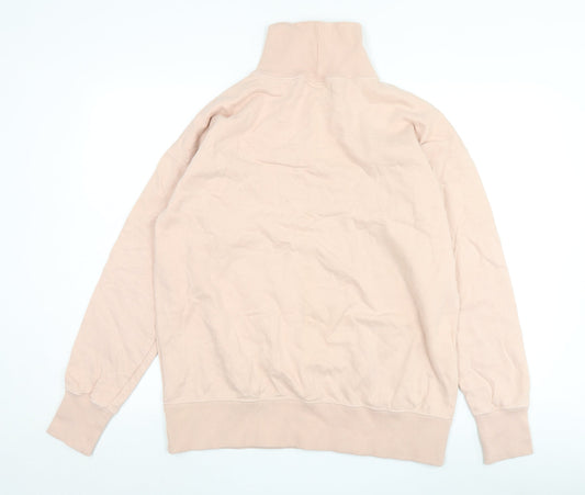 Champion Women's Beige High Neck Pullover Sweatshirt Size S