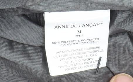 Womens UK Size M Anne De Lancay Grey Puffer Jacket
