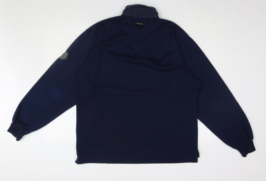 TOG 24 Men's Blue Long Sleeve Polo L