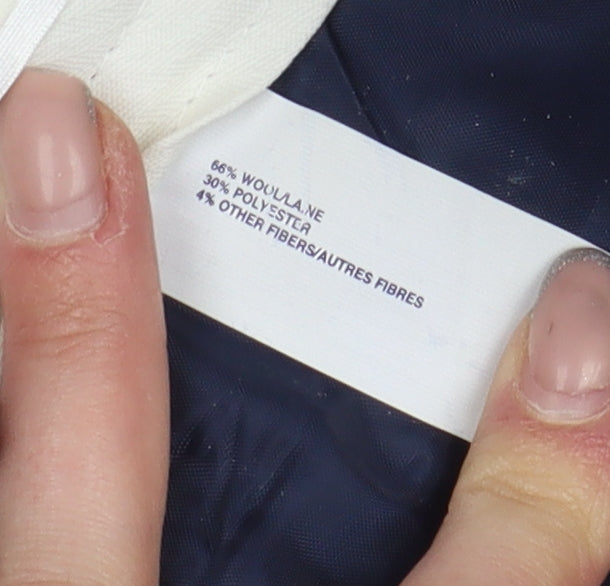 Gap Women's Blue Wool Blend Knee-Length Pencil Skirt