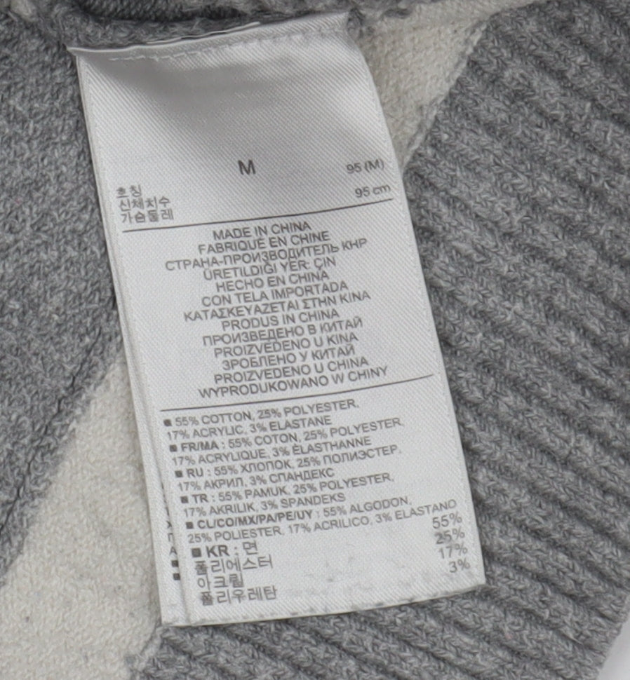 Womens UK Size M Gap Grey Pullover Jumper