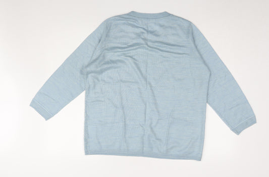 Honor Millburn Women's Blue Jumper, Size 14, Crew Neck