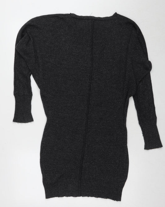 Womens UK Size S Firetrap Black Pullover Jumper