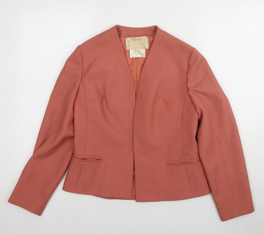 Womens UK Size 12 Eastex Orange Basic Jacket