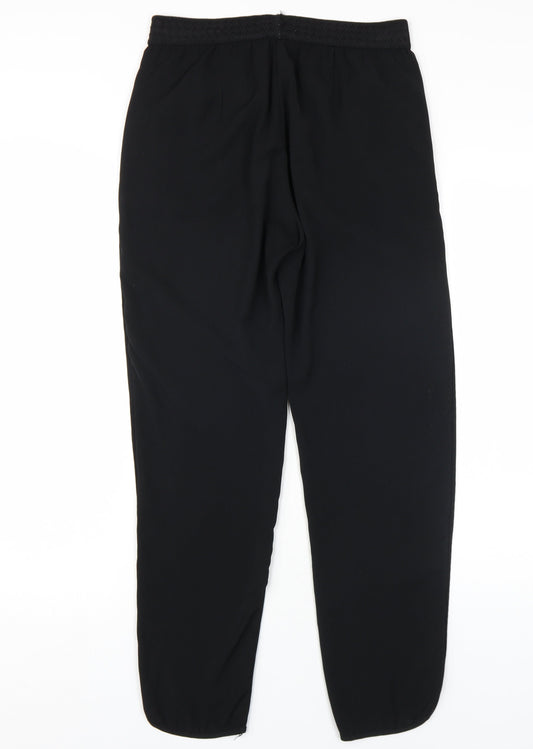 Womens UK Size 8 H&M Regular Fit Black Trousers