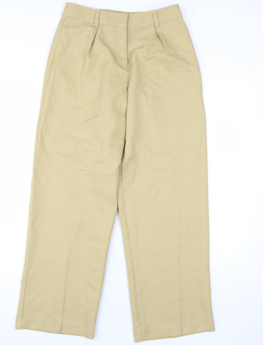 Womens UK Size 6 ASOS DESIGN Classic Fit Dress Pants Beige Trousers
