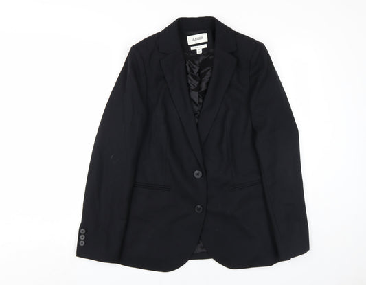 Womens UK Size 10 Jaeger Regular Black Blazer