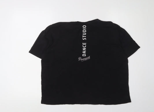 Womens UK Size 10/12 Primark Black T-Shirt