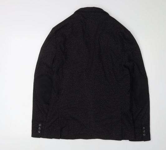 Mens UK Size 36 Zara Regular Black Suit Jacket