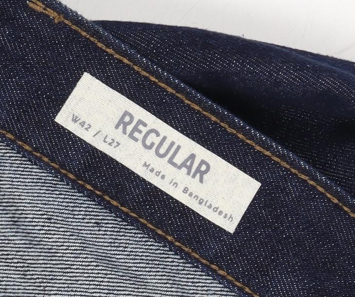 Marks and Spencer Men's Blue Regular Straight Jeans