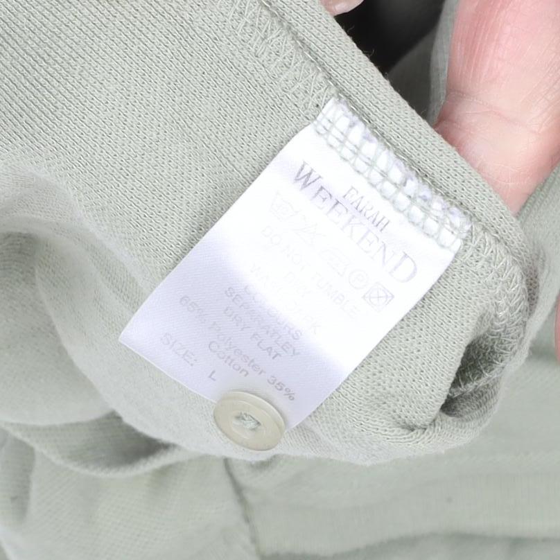 Farah Men's Green Polo Shirt Large Casual Wear