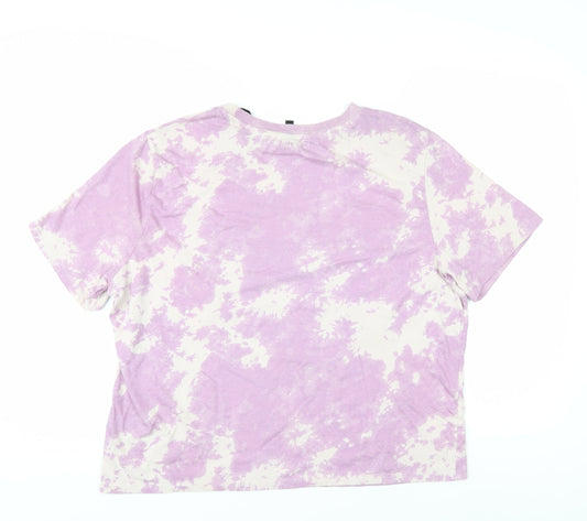 Unisex Adults UK Size L H&M Purple T-Shirt