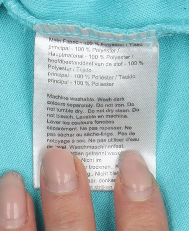 Regatta Women's Blue Fleece Pullover Sweatshirt Size 8