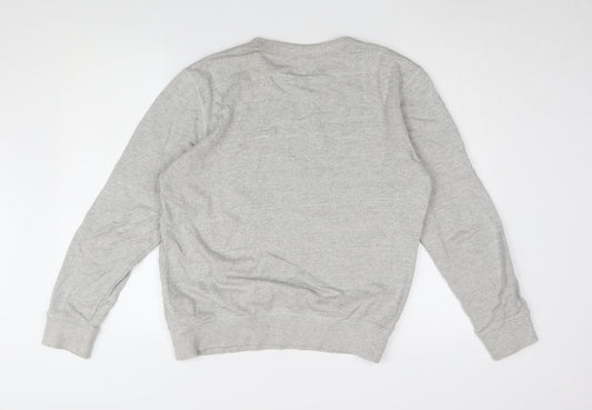 Mens UK Size M Selected Homme Grey Pullover Sweatshirt