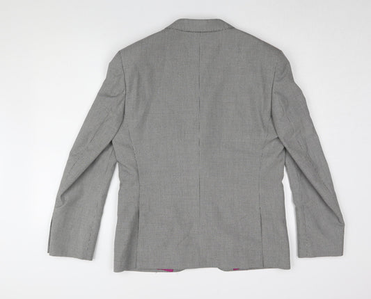 Mens UK Size 40 Marks and Spencer Regular Grey Suit Jacket