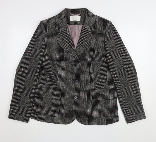 Womens UK Size 14 AMARANTO Regular Grey Blazer