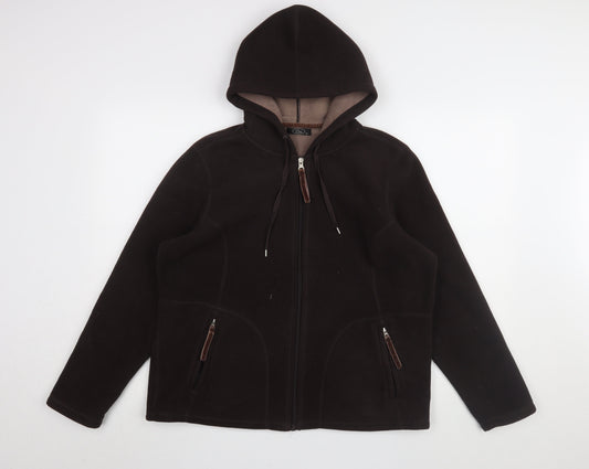 Womens UK Size M BM Brown Basic Jacket