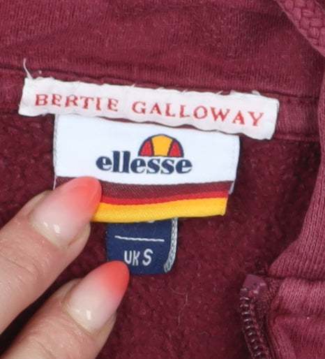 Brand and care label for Ellesse unisex multicoloured pullover hoodie s