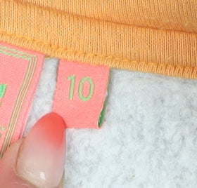 Lonsdale Women's Grey Pullover Hoodie Size 10, Graphic Print