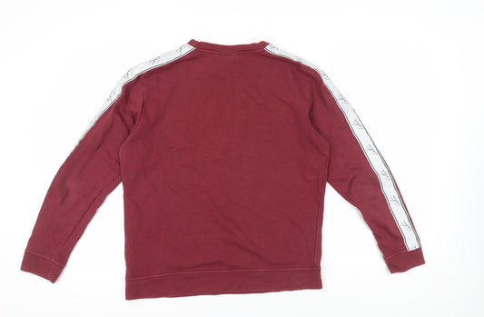 The Couture Club Men's Red Pullover Sweatshirt L